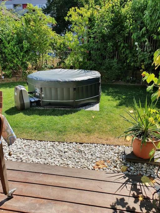 Appartement Dans Un Jardin Genf Exterior foto
